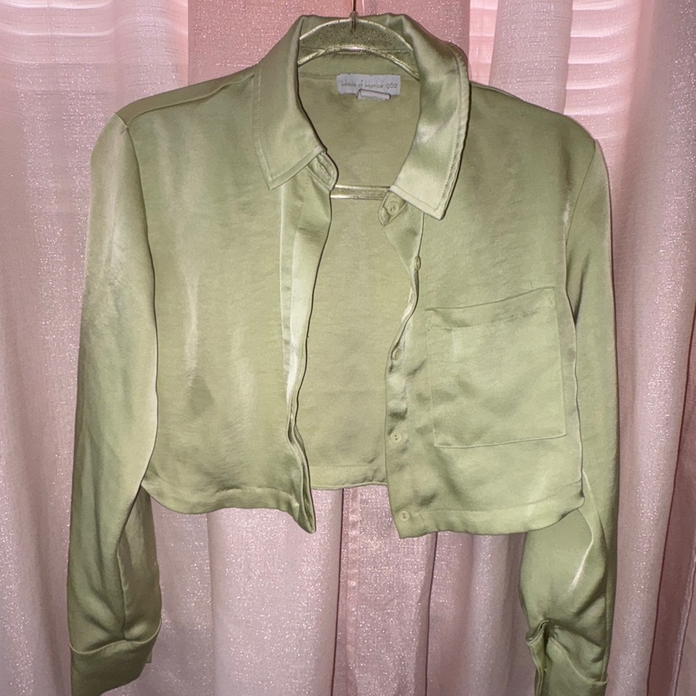 House of Harlow 1960 Sage Long Sleeve Top